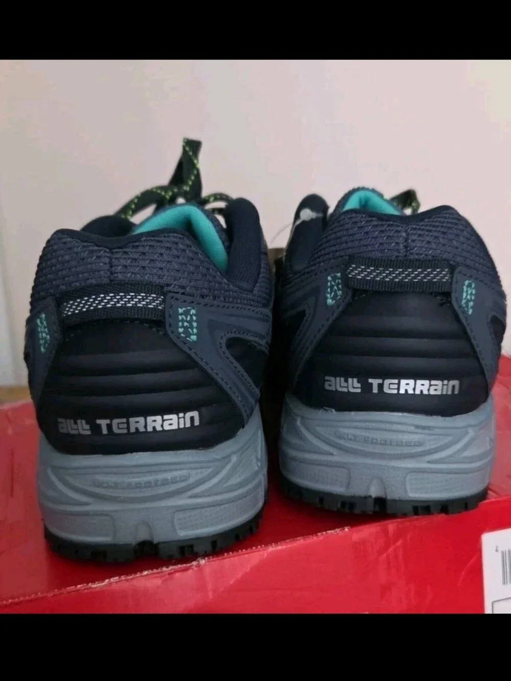 New‎ Balance 510v3 Trail Running Shoes Black Gray Teal NEW